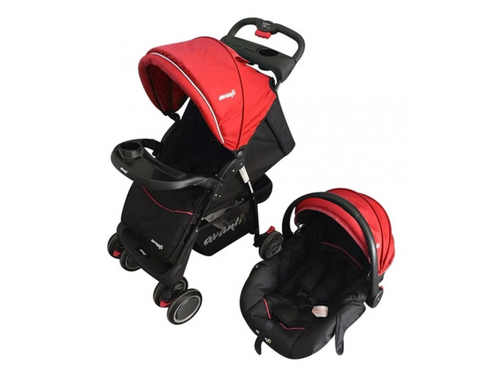 COCHE CON SILLA AVANTI SPEZIA ROJO