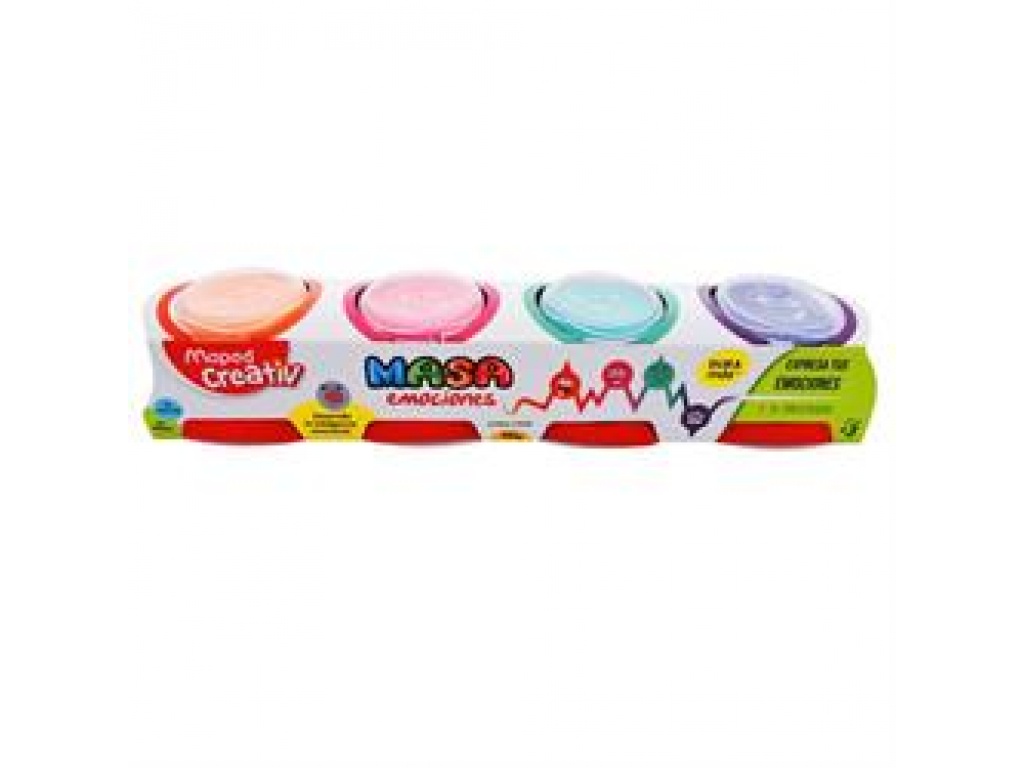 MASA DE MOLDEAR MAPED 140GS X 4 FLUO