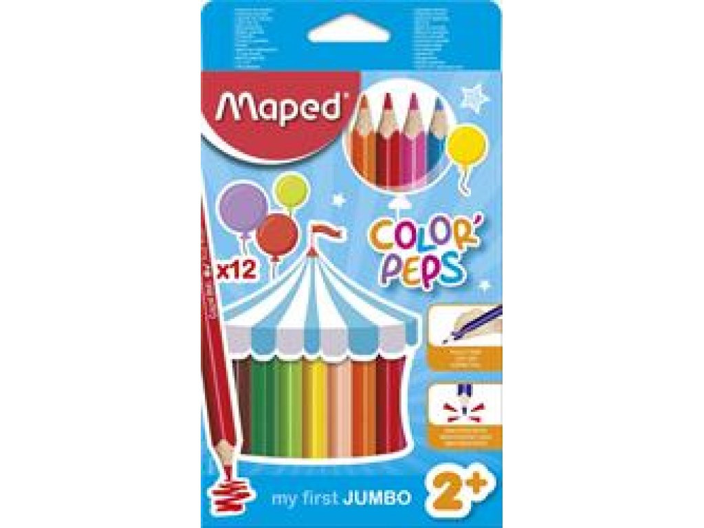 Lapices Maped Color Peps Jumbo X12 LAP834010