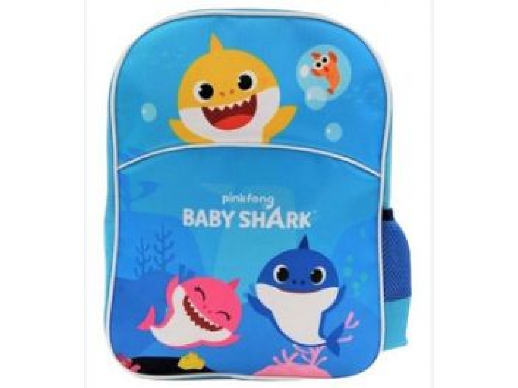 MOCHILA 34 X 26 X 13 TAFETA BABY SHARK