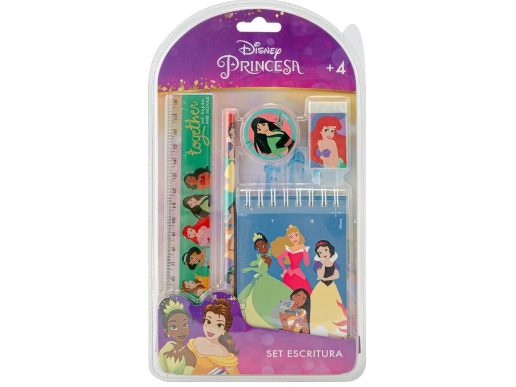 SET DE ESCRITURA PRINCESAS 5PS