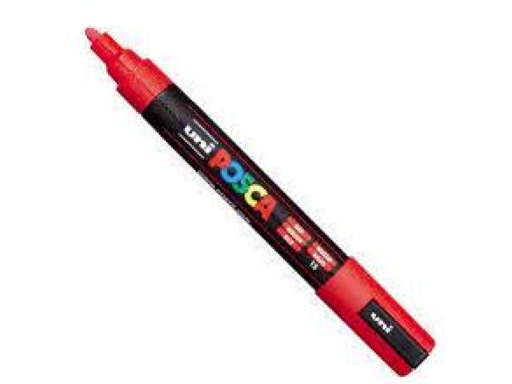 MARCADOR UNI POSCA 2.5MM  ROJO