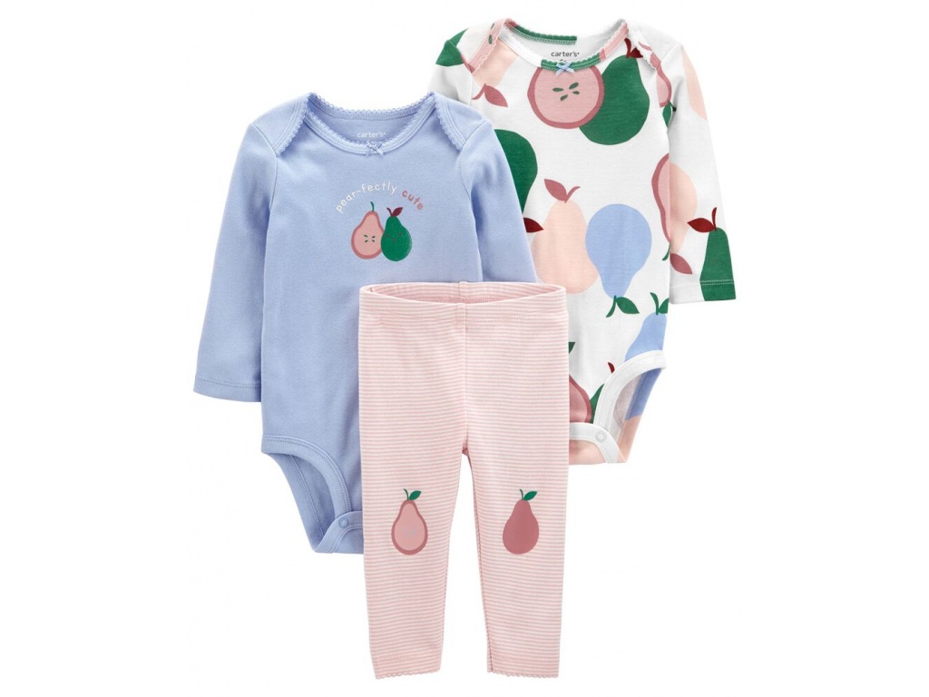 SET PANTALON PERAS ALGODON BEBE CARTERS 3M