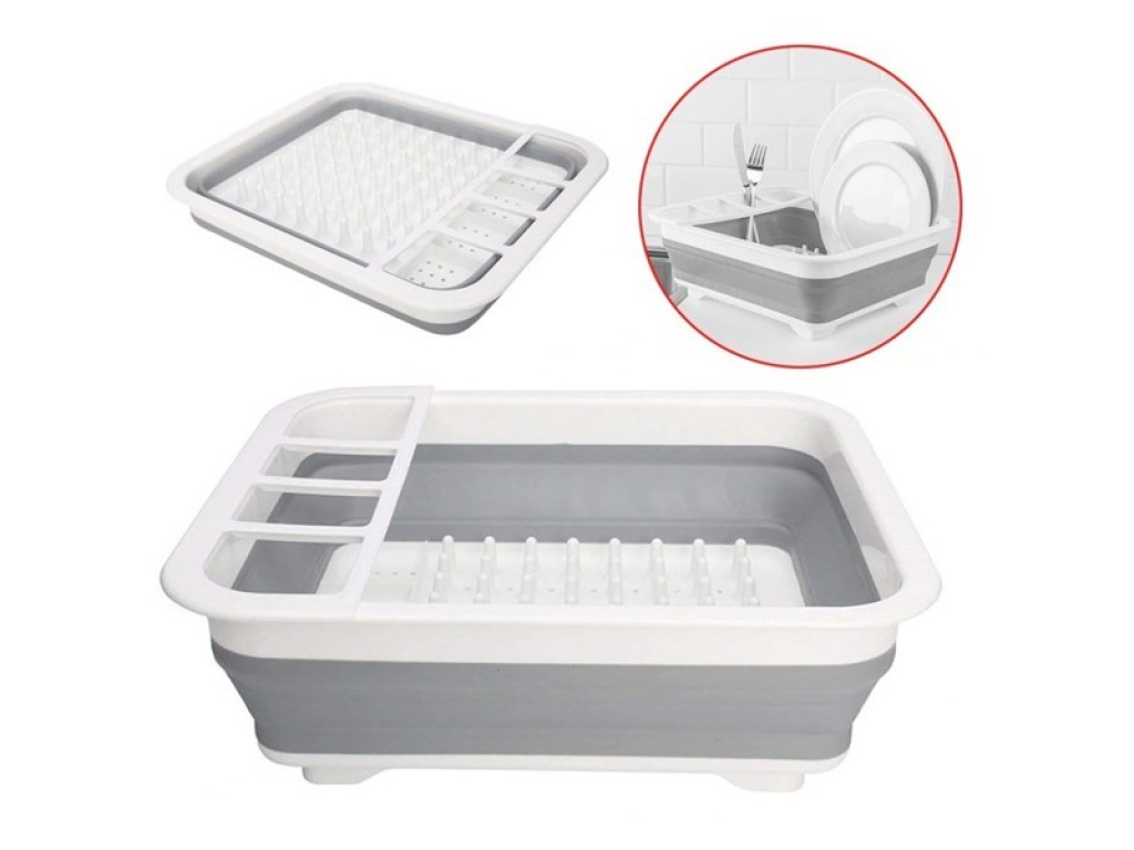 ESCURRIDOR PLATOS SILICONA PLEGABLE