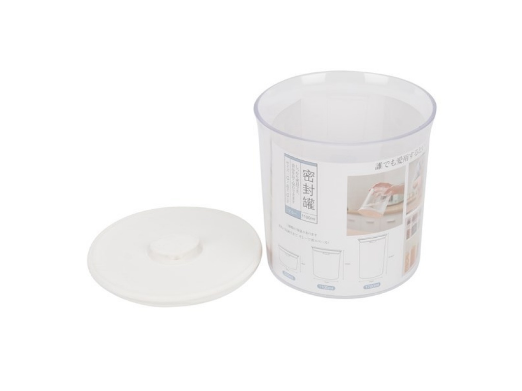 FRASCO ACRILICO 1100 ML CON TAPA