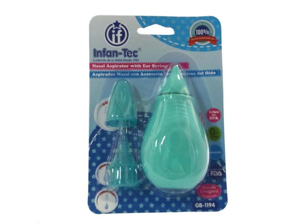 ASPIRAADOR NASAL INFANTEC 2 PUNTAS