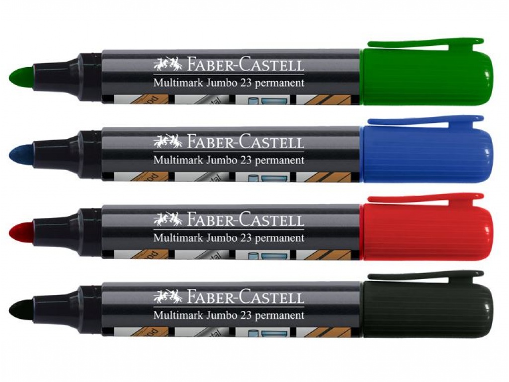 MARCADOR FABER JUMBO J123 NEGRO