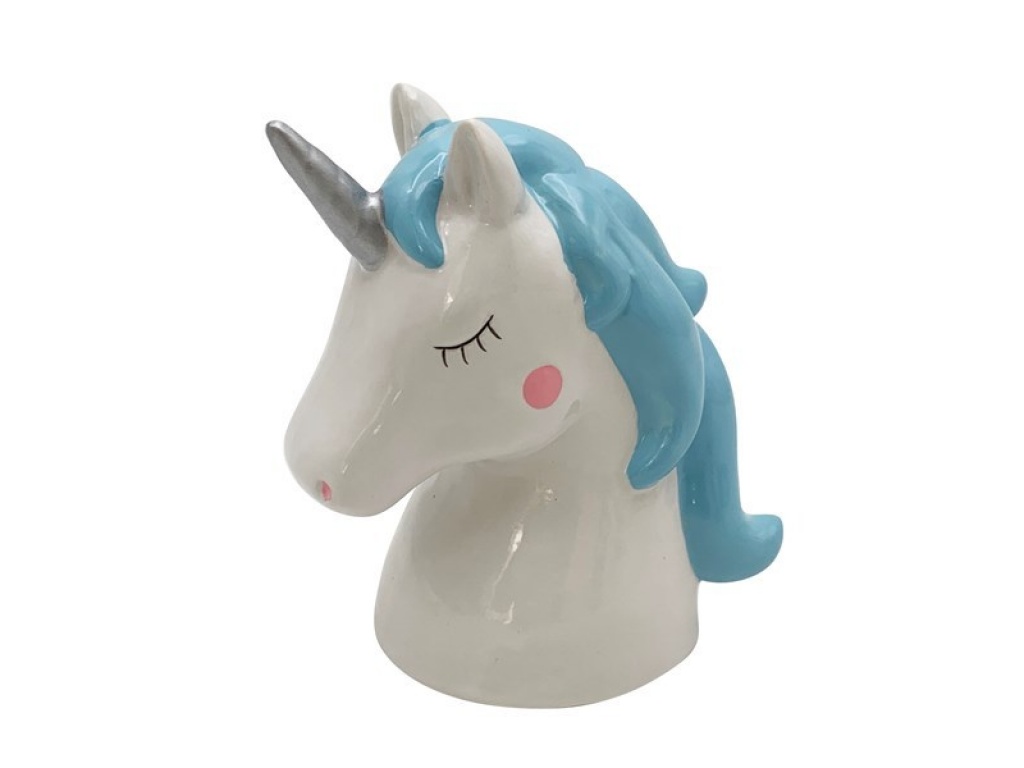 ALCANCIA CERAMICA UNICORNIO CAJA