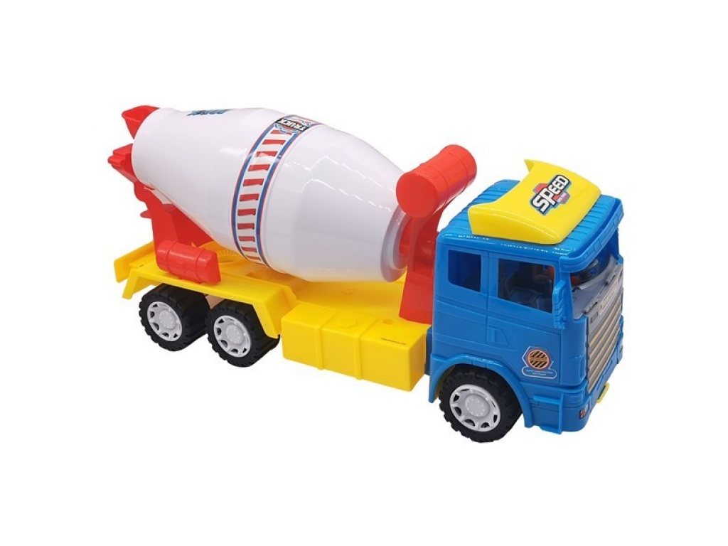 CAMION CON HORMIGONERA FRICCION BOLSA