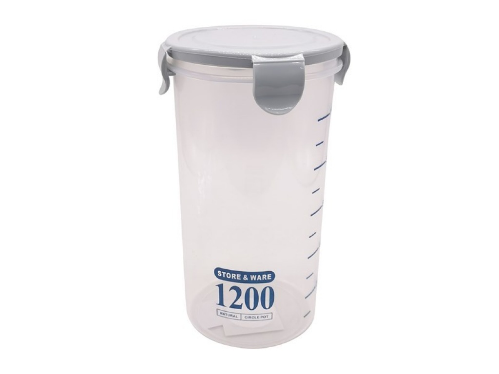 FRASCO PLAST GRAD CIERRE HERM 1200 ML