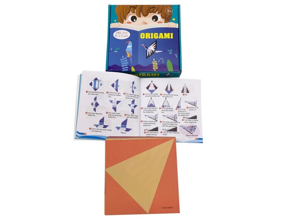 JUEGO MESA ORIGAMI 56 DISEOS CAJA