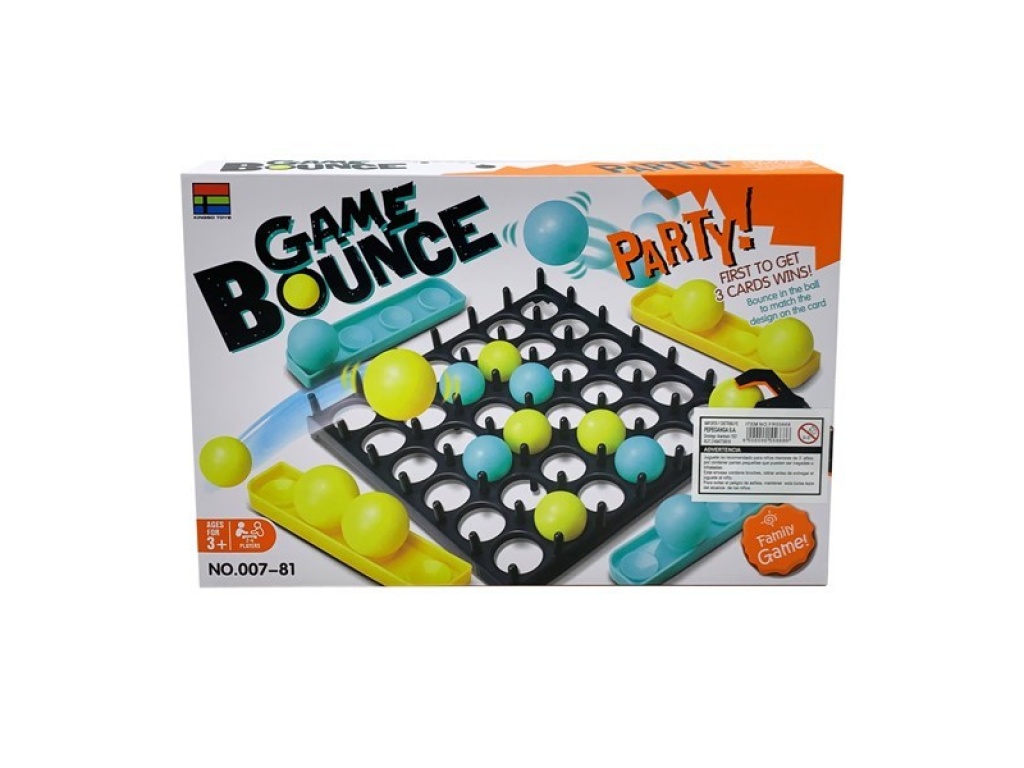 JUEGO MESA REBOTE DE PELOTAS CAJA