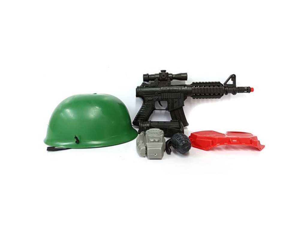 CASCO SOLDADO AMETRALLADORA ACCS RED 0010