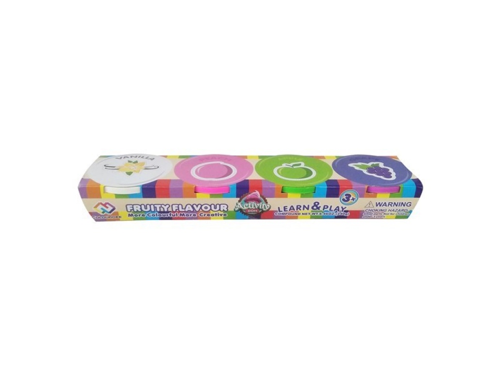 MASA PARA MODELAR X4 CON AROMA CAJA 0158