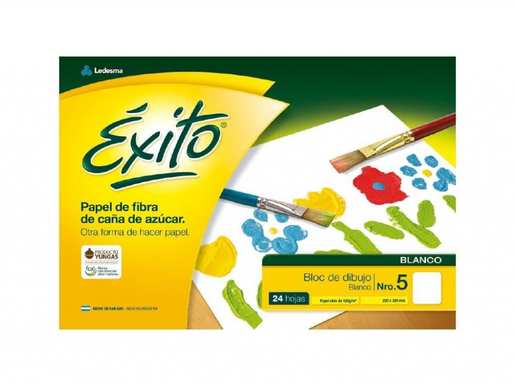 BLOCK DE DIBUJO EXITO BLANCO N5 120G 24 HOJAS