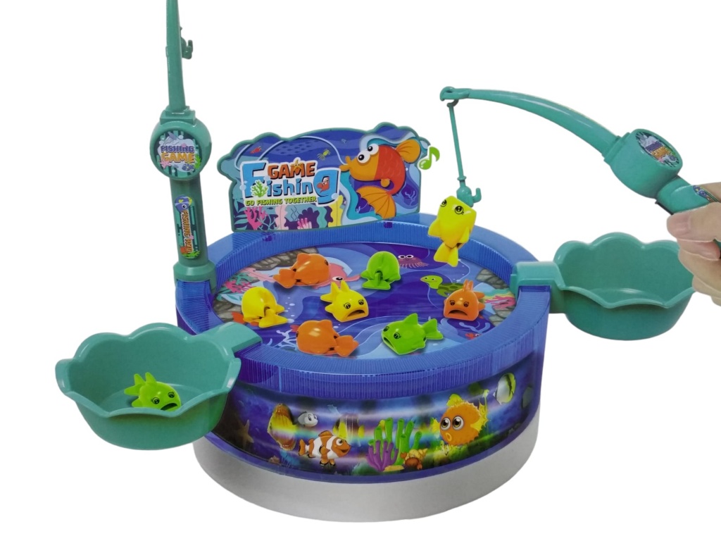 JUEGO MESA PESCA CON LUZ SONIDO 3AA  0524