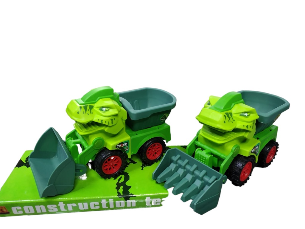 CAMION CON VOLCADORA X2 DINOS BURBUJA 0420