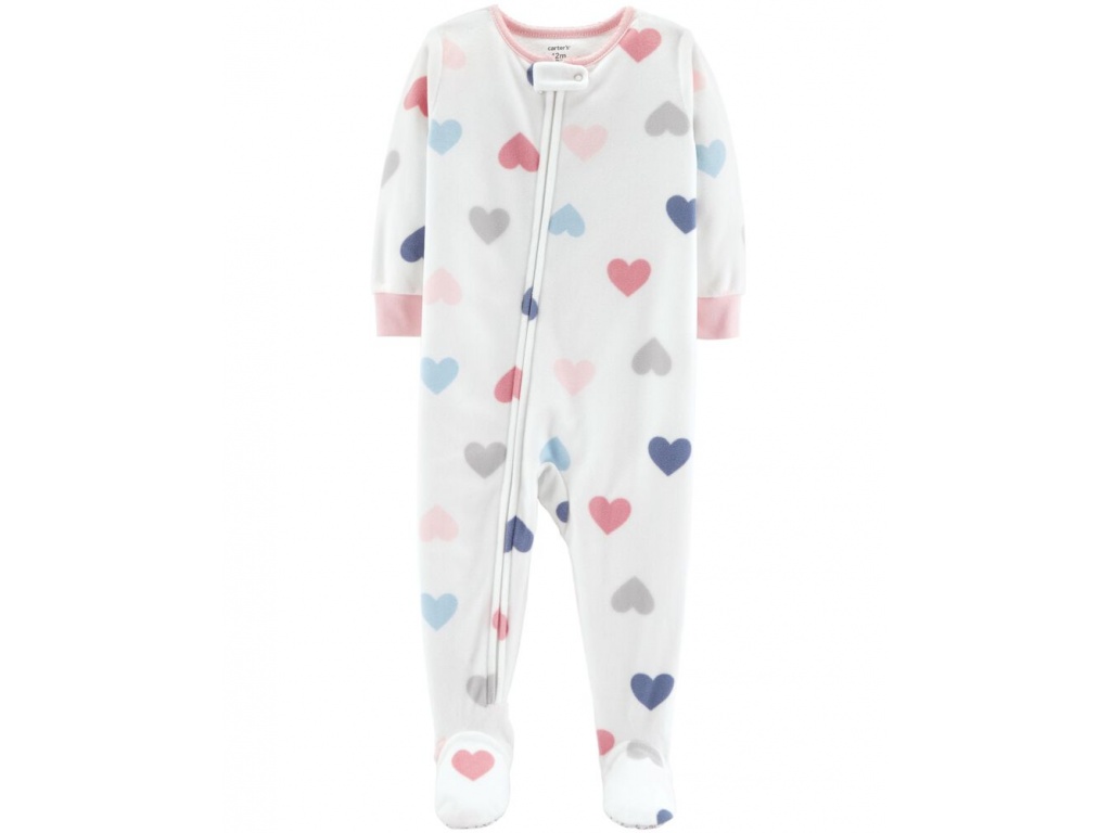 PIJAMA CARTERS MICROPOLAR CORAZONES 4T