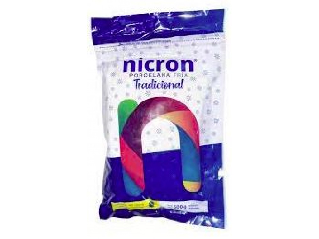 Porcelana Fria Nicron Tradicional X 500g Blanca X 1 Unidad