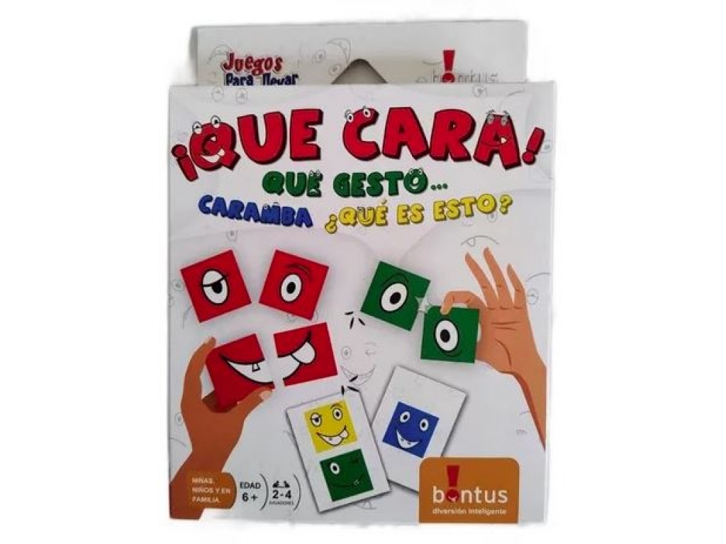 CARTAS INFANTILES JUEGO PARA LLEVAR QUE CARA QUE GESTO