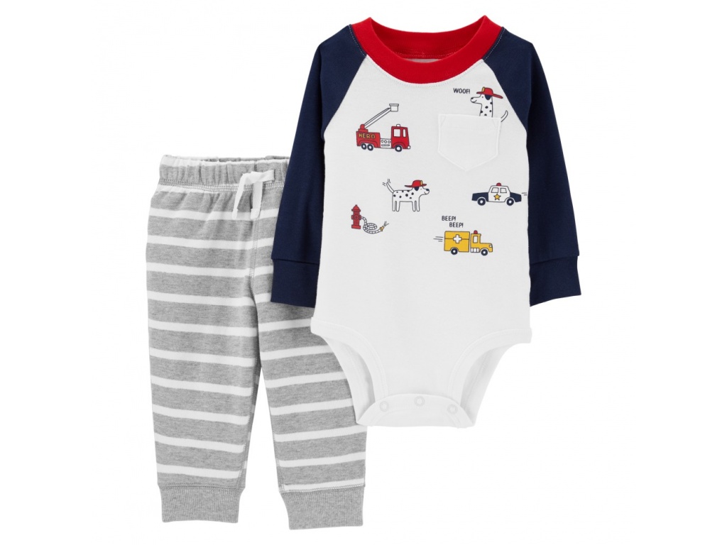 CONJUNTO CARTERS PANTALON Y BODY HEROES 18M