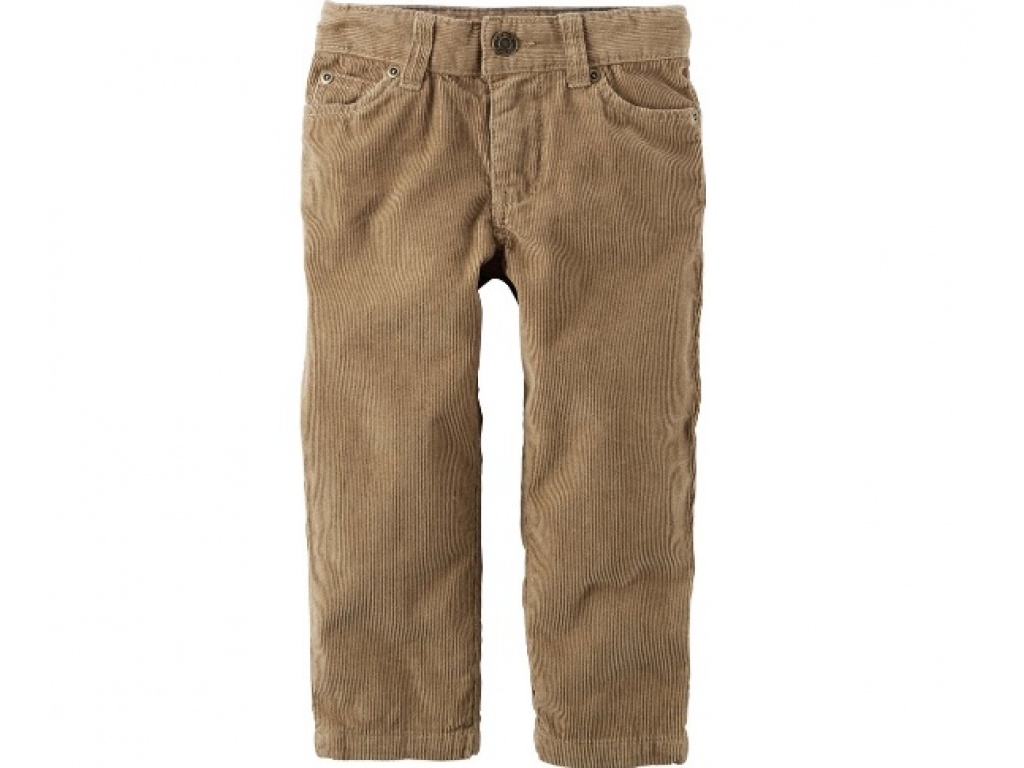 PANTALON PANA MARRON CARTERS 6M