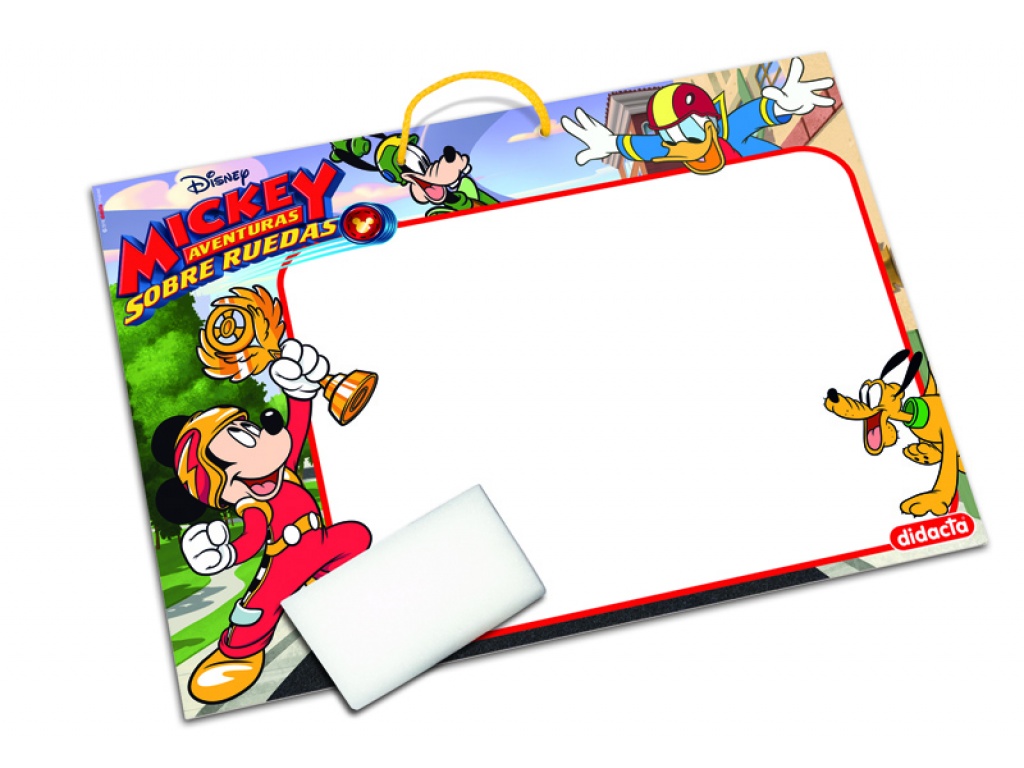 DIDACTA PIZARRA DOBLE FAZ EN MADERA MICKEY