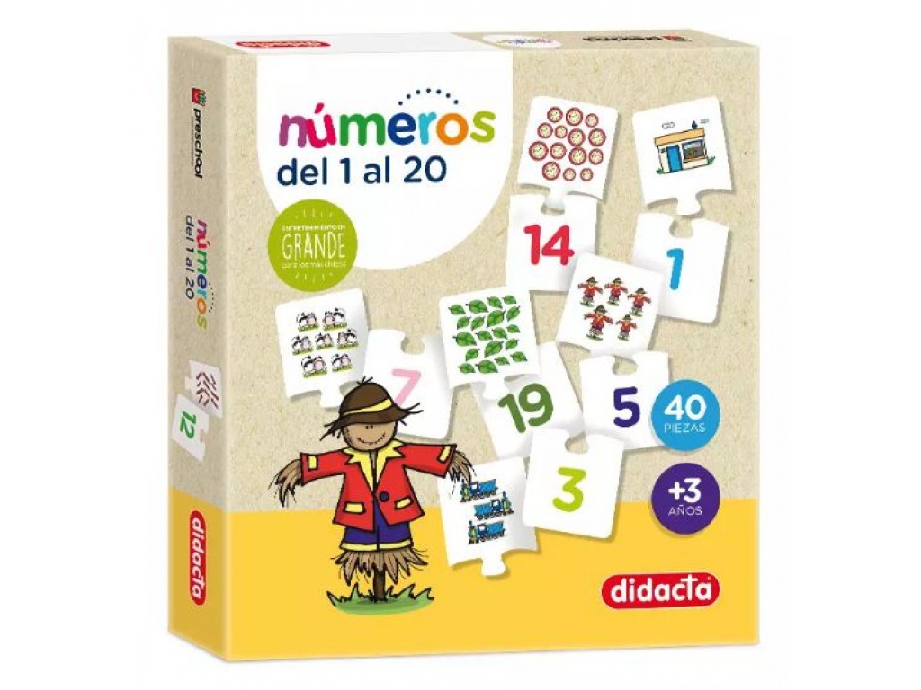 DIDACTA NUMEROS DEL 1 AL 20