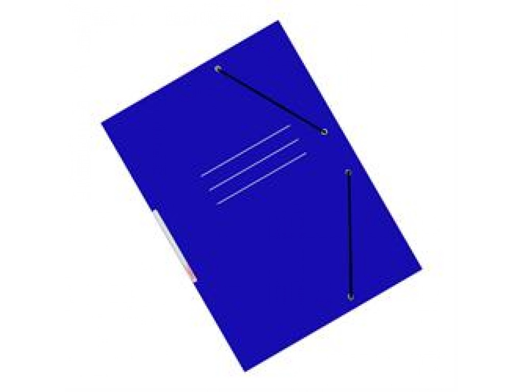 CARPETA CON ELASTICO TEORIA+  AZUL