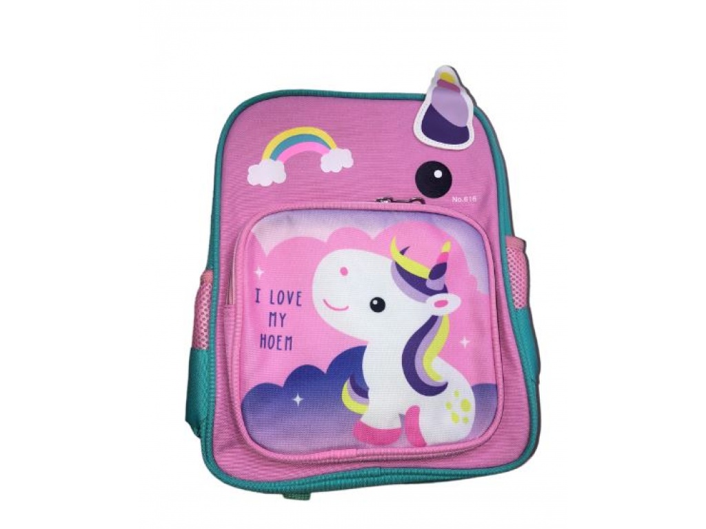 MOCHILA INFANTIL CON BOLSILLO FRONTAL W318