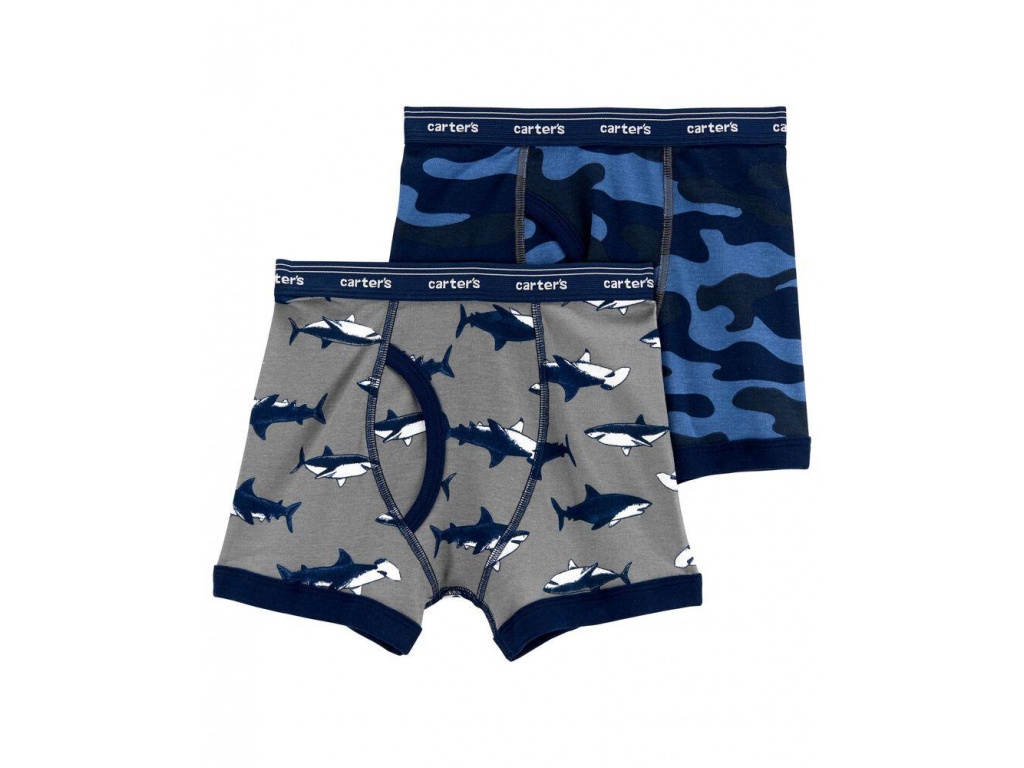 SET X2 BOXER ALGODON TIBURONES KID CARTERS 2/3