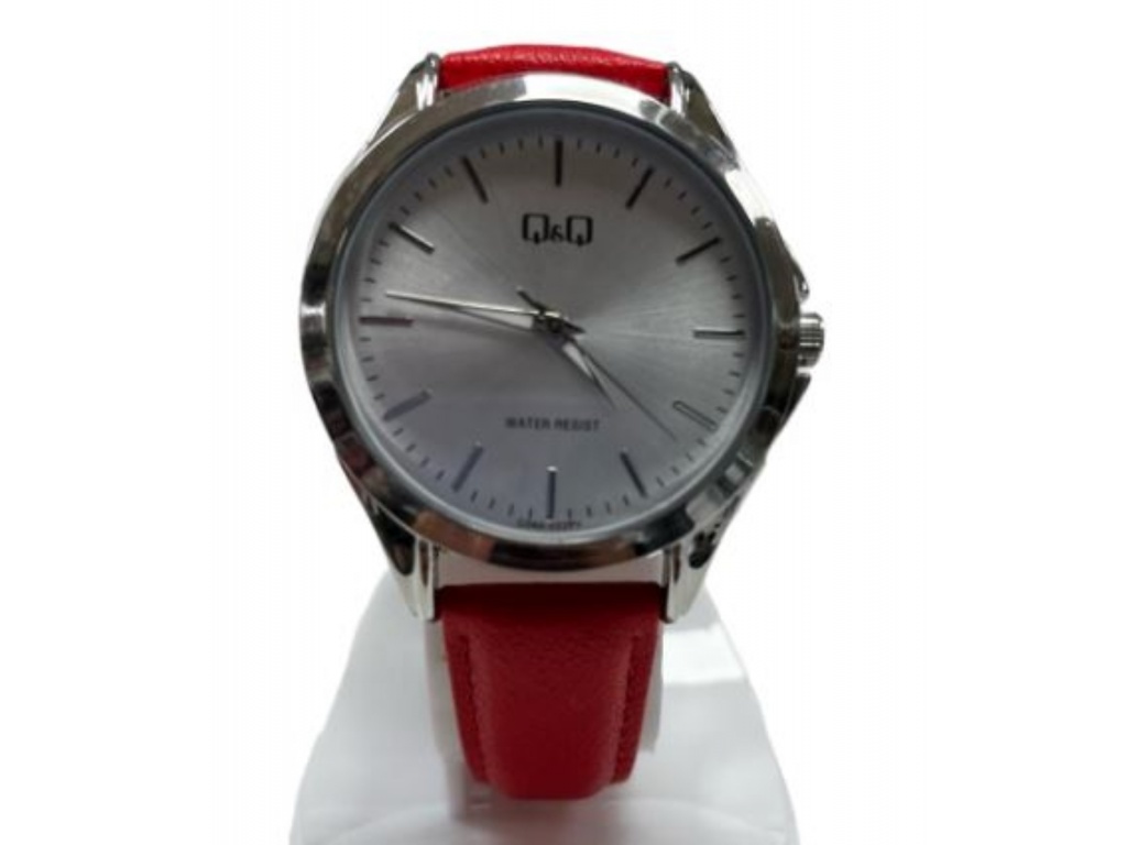 RELOJ PULSERA Q&Q ANALOGO DE DAMA C04A022PY ROJO