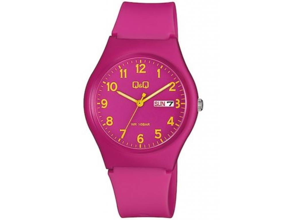 RELOJ PULSERA Q&Q ANALOGO DE DAMA A212J010Y FUCSIA