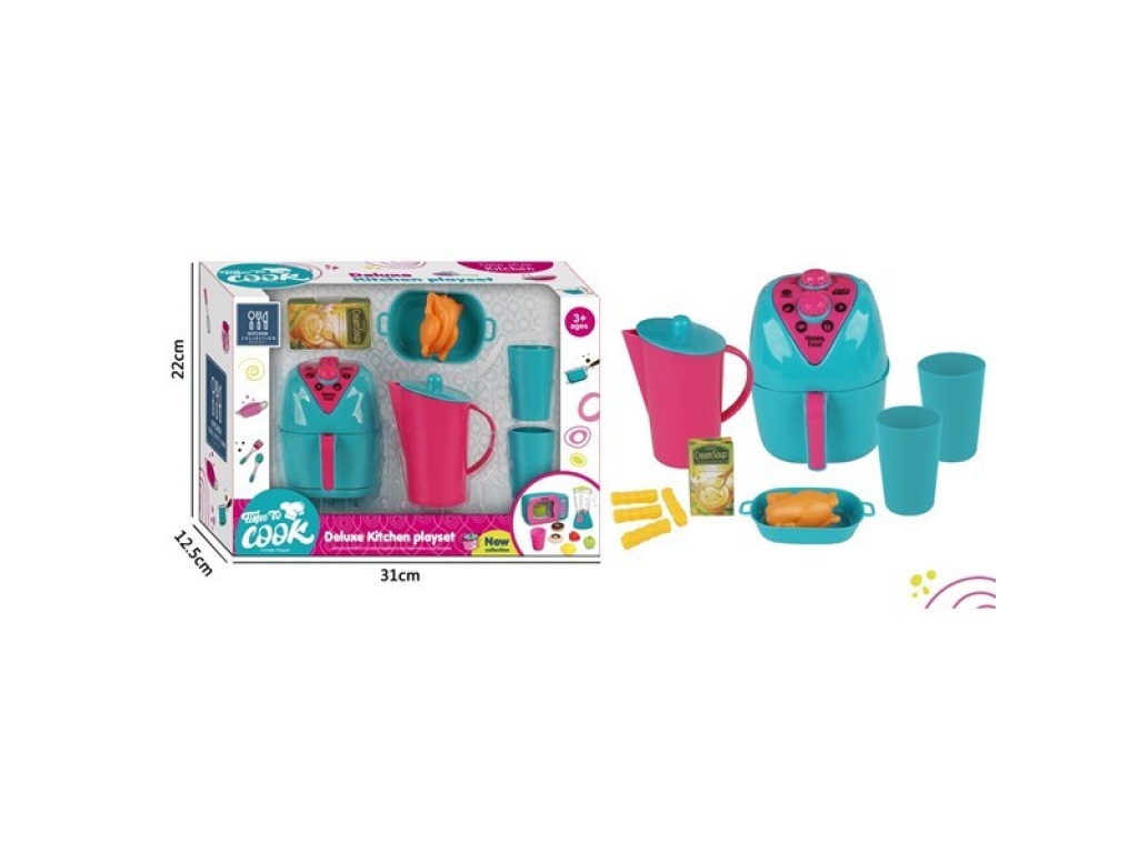SET COCINA 7 PZAS FREIDORA JARRA 8802  6927188802087