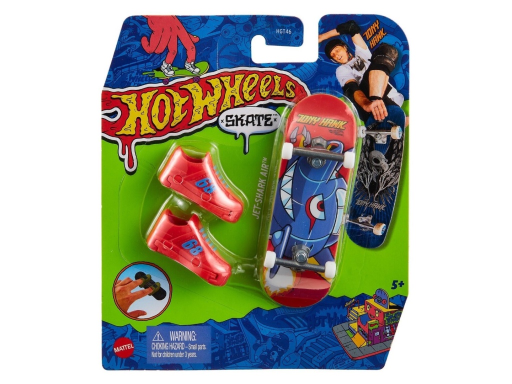 PATINETA SKATE HOT WHEELS DEDO CON TENIS HGT46