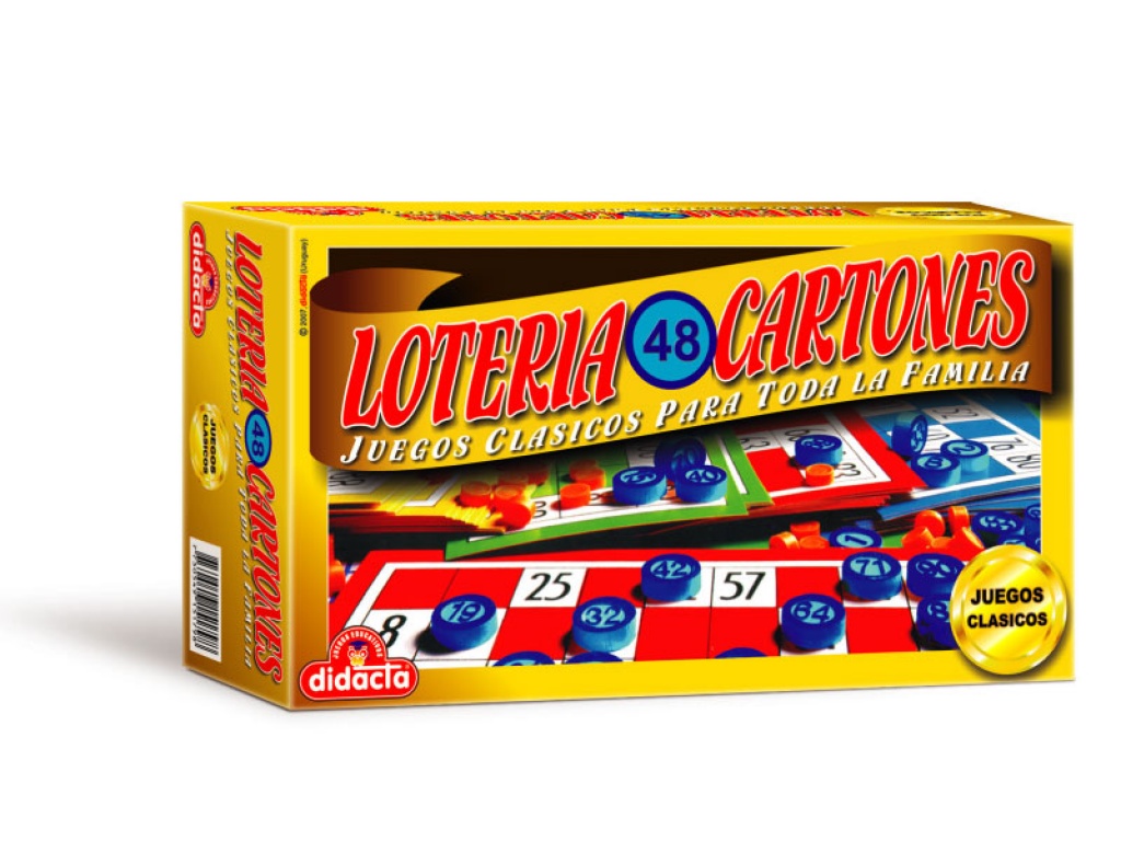 DIDACTA LOTERIA 48 CARTONES