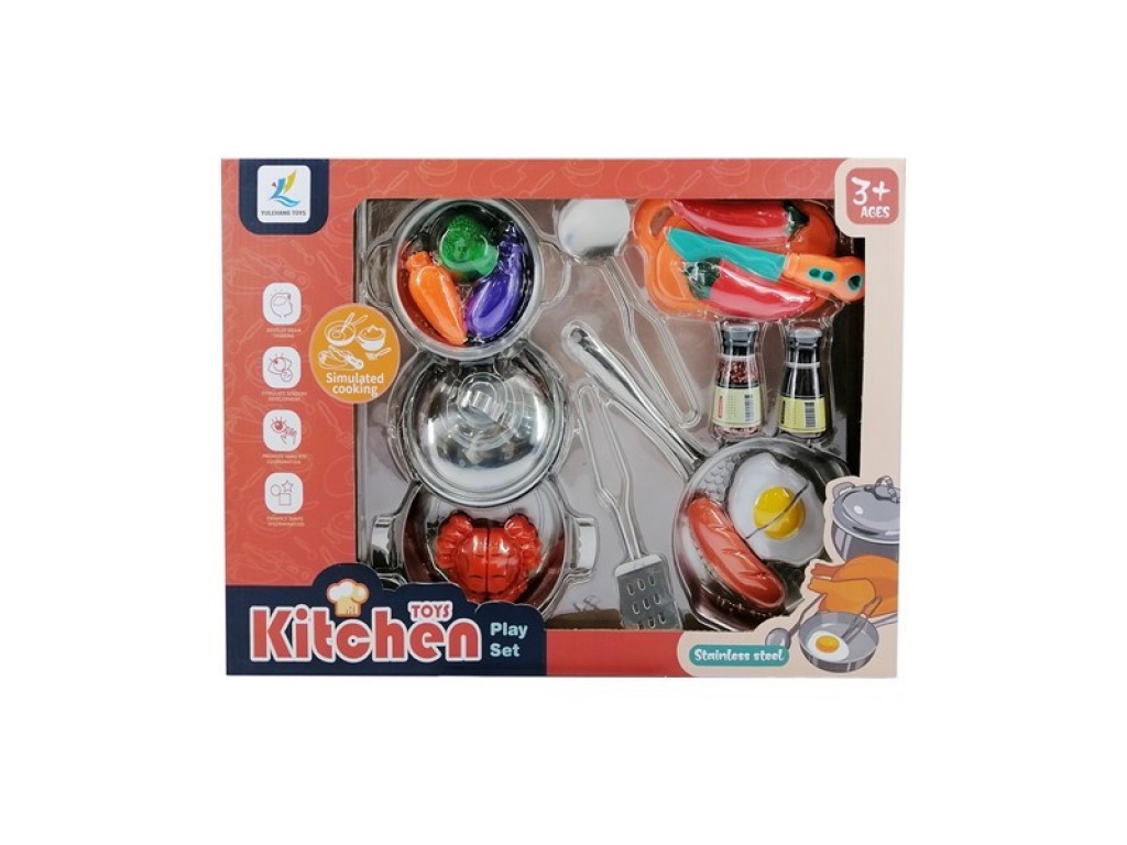 SET COCINA METAL CON ACCS CAJA 5796