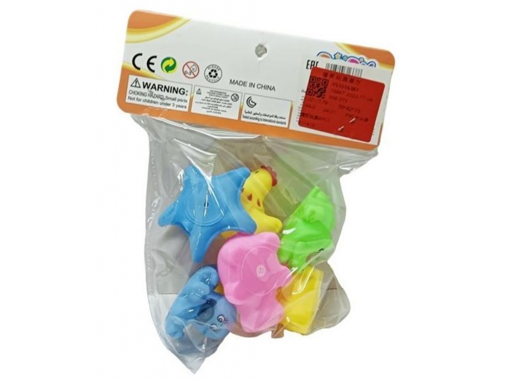 ANIMALES GOMA CHIFLE X 8 EN BOLSA 7905