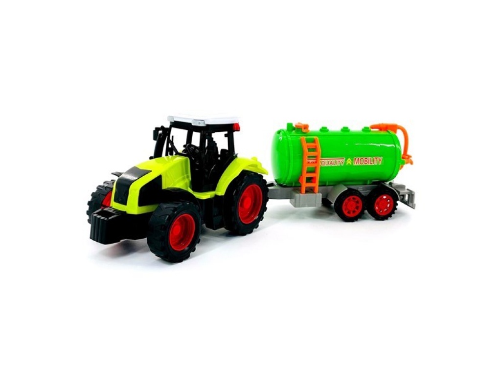 TRACTOR CON ZORRA Y TANQUE EN BURBUJA 7798