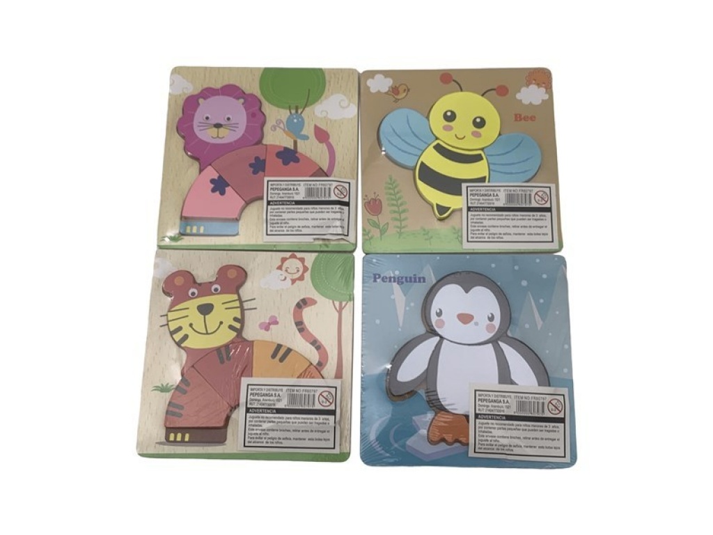 PUZZLE MADERA CH ANIMALES  0797