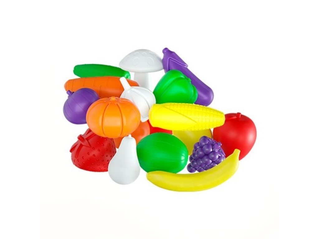 FRUTAS Y VERDURAS 18 PZAS PLABOLSA GB400