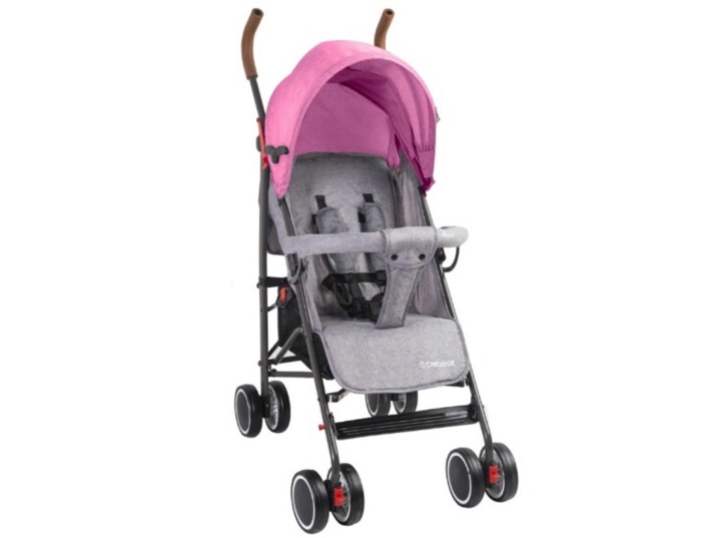 COCHE BEBE PARAGUITAS CLAP BEBESIT ROSADO