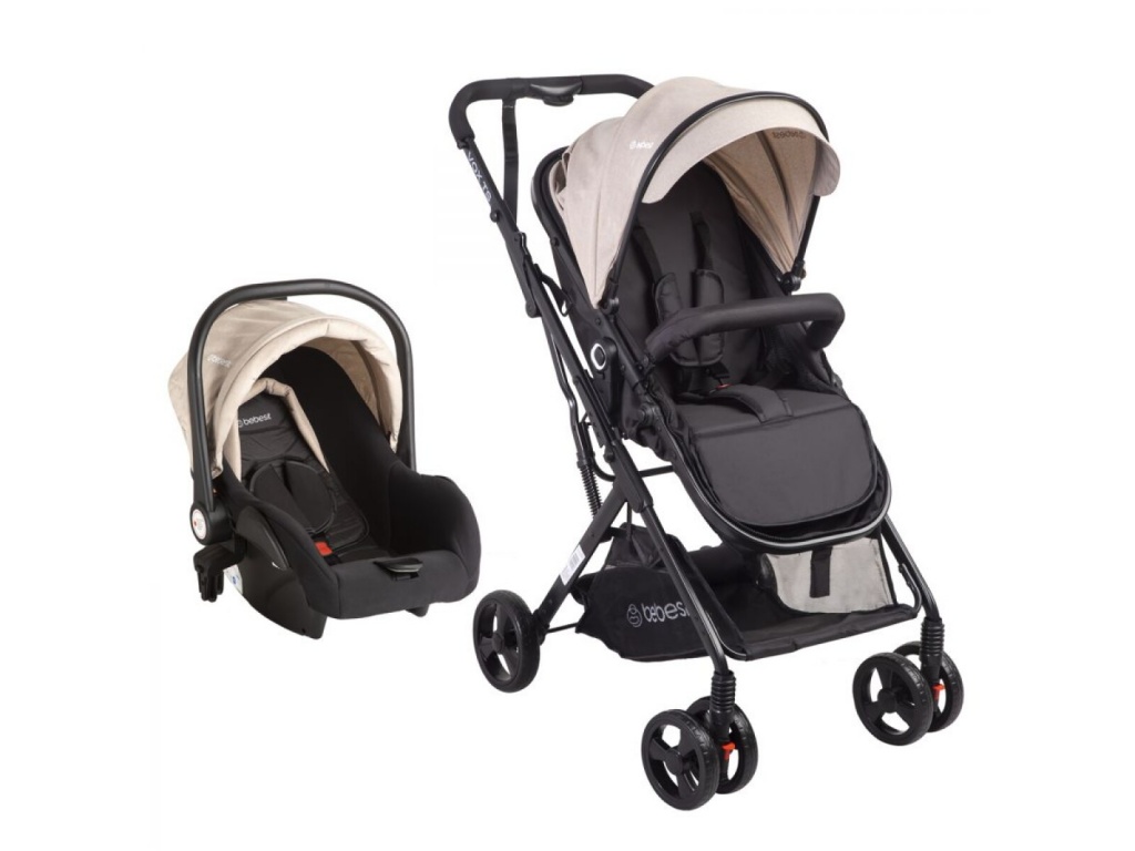 COCHE TRAVEL SYSTEM VOX BEBESIT BEIGE