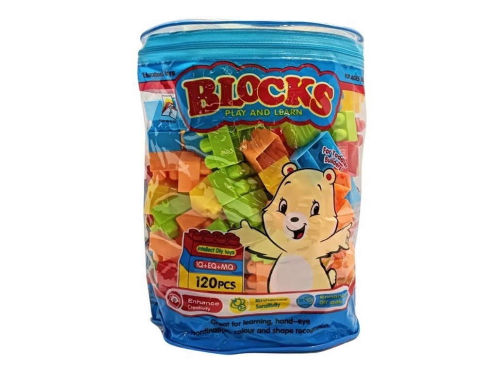 BLOQUES X120 PIEZAS EN BOLSA PVC 6760