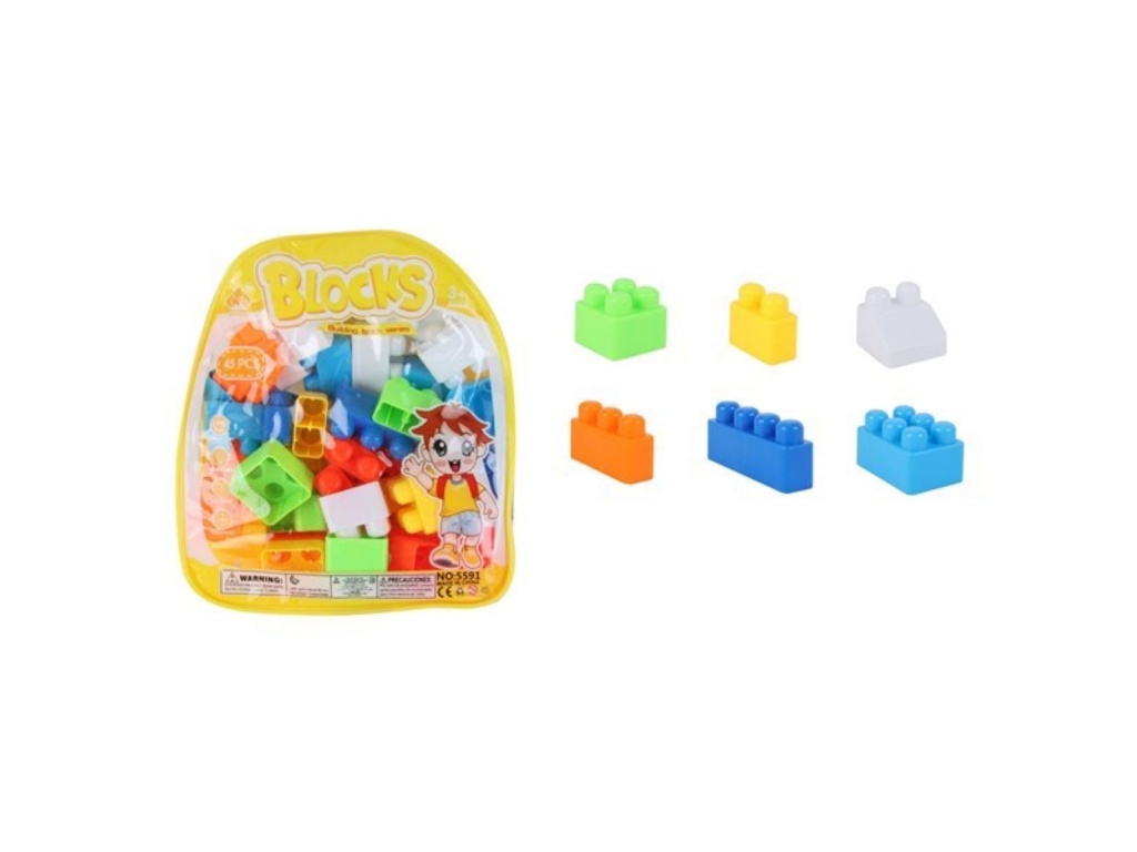 BLOQUES X45 PIEZAS EN MOCHILA BOLSA 5853