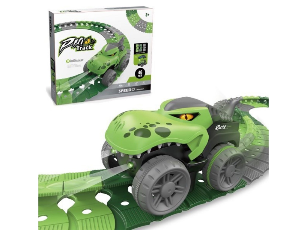 PISTA AUTOS DINO 46 PIEZAS EN CAJA 7094