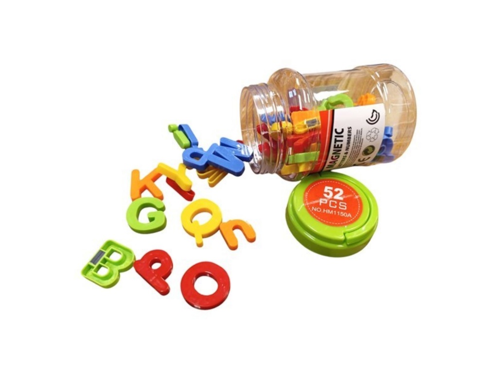 LETRAS Y NUMEROS MAGNETICOS X52 TUBO7859