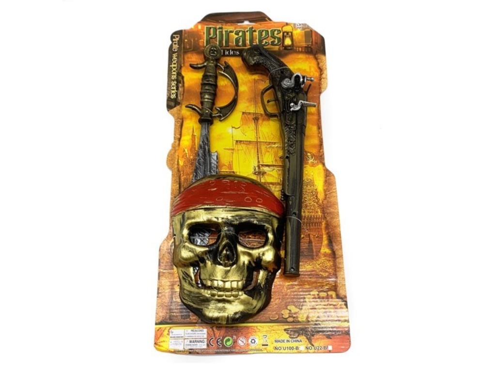 SET PIRATA 3 PZAS CARTON 9340