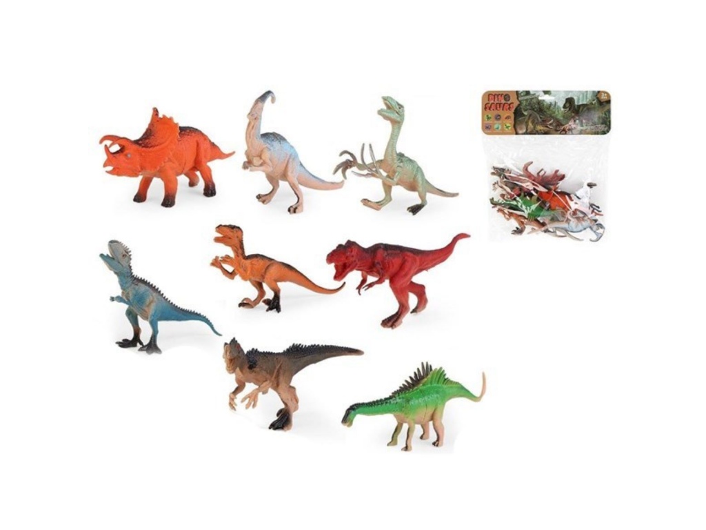 DINOSAURIOS X8 EN BOLSA 7730