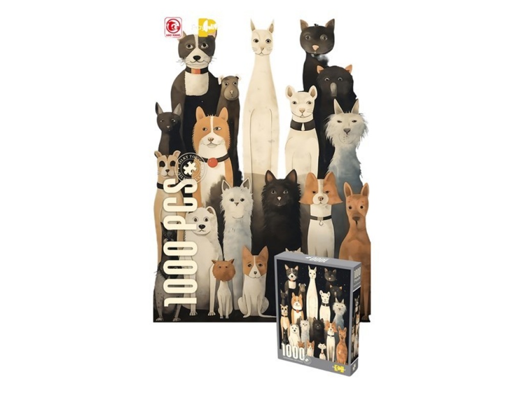 PUZZLE 100 PZAS ANIMALES 70X50CM 8565